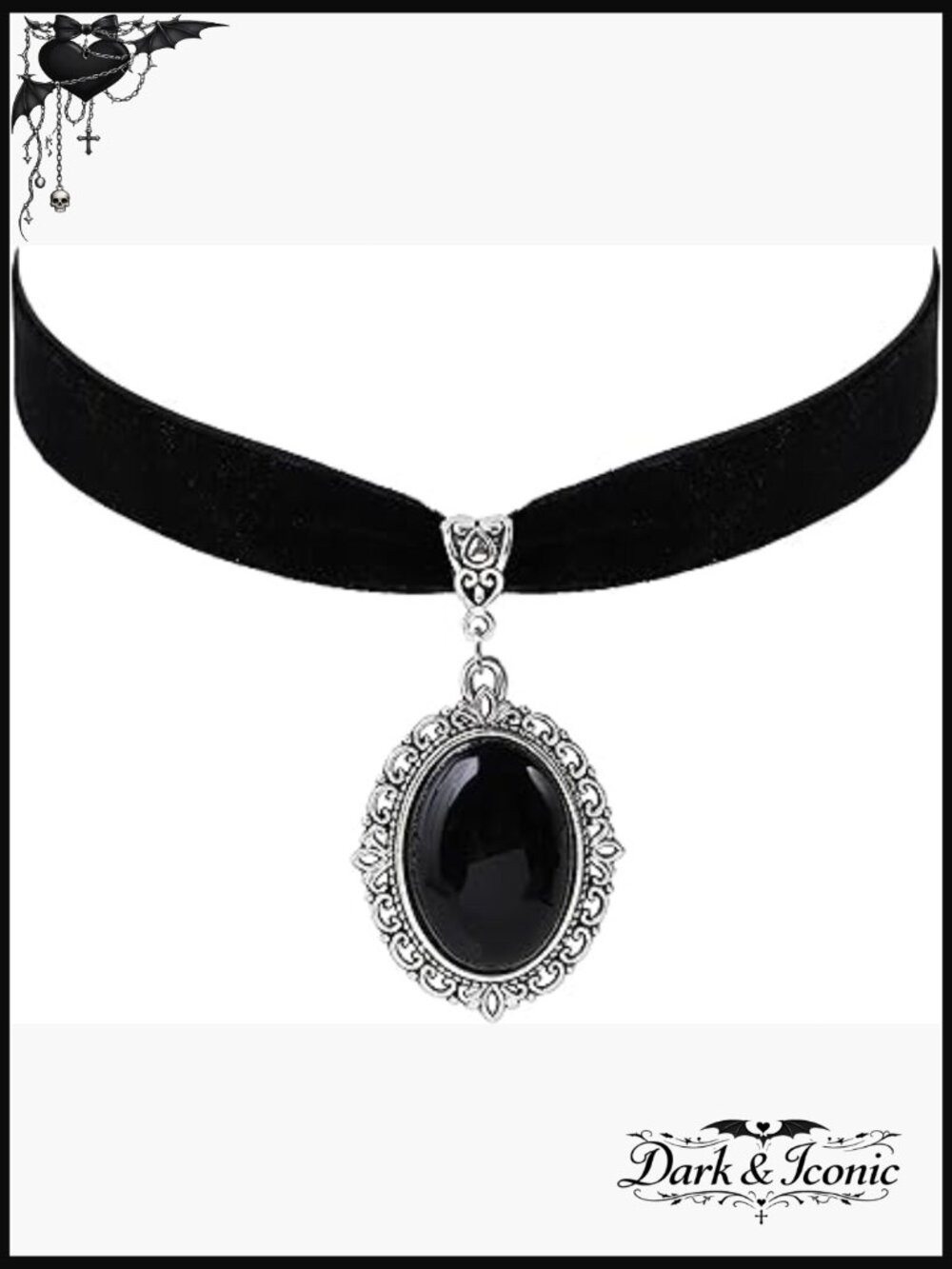Victorian Velvet Choker Necklace Gothic Halloween Jewelry Gift